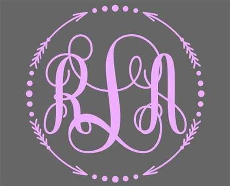 make your own monogram stickers.